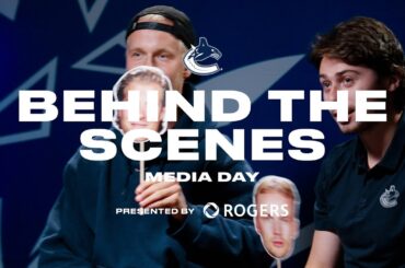 Would Elias Pettersson let Thatcher Demko be his stylist? | Canucks Media Day BTS