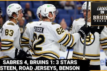 Buffalo Sabres 4, Boston Bruins 1: 3 Stars - Oskar Steen, Bruins road jerseys, Buffalo's drafting