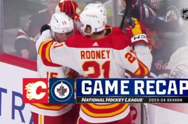Flames @ Jets 9/27 | NHL Highlights 2023
