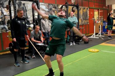 Vårens första träningspass