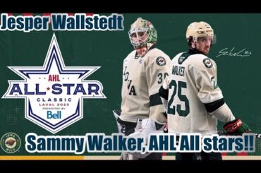 Jesper Wallstedt and Sammy Walker- AHL All Stars@crashthenet0073