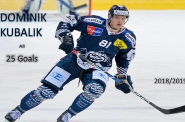 Dominik Kubalik - all 25 goals scored in 2018/2019