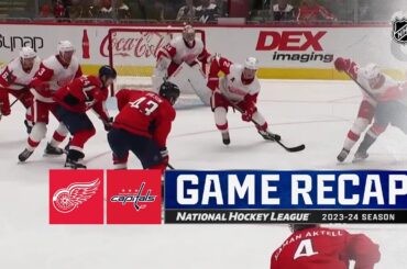 Red Wings @ Capitals 9/28 | NHL Highlights 2023