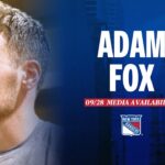 New York Rangers: Adam Fox Postgame Media Availability | September 28, 2023