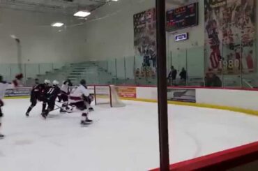 Youngstown Phantoms #44 Kiefer Sherwood scores a PP goal 4/10/15 @ USA NTDP U17