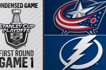 04/10/19 First Round, Gm1: Blue Jackets @ Lightning