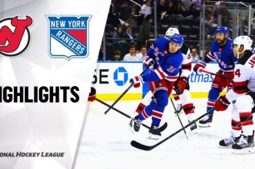 Devils @ Rangers 10/6/21 | NHL Highlights