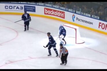 Eeli Tolvanen First KHL Hat Trick | Dinamo Minsk - Jokerit | 23.8.2017 | 3+1