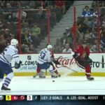 Jean-Gabriel Pageau breakaway on Drew MacIntyre Toronto Maple Leafs vs Ottawa Senators 9/19/13 NHL