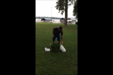 Zach Parise does the Ice Bucket Challenge