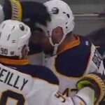 Kyle Okposo's First Goal As A Sabre