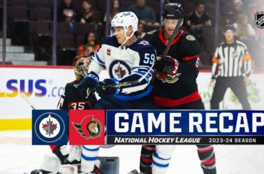 Jets @ Senators 9/29 | NHL Highlights 2023