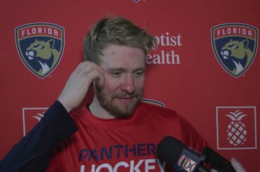 09/27/23 Zac Dalpe Postgame, Panthers lose 4-1 to Carolina