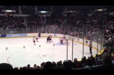 Union college hockeys Shayne Gostisbehere Goal vs.BC NCAA e