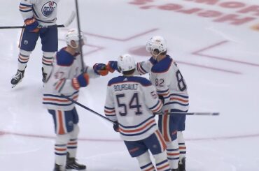 Beau Akey blasts a power-play goal