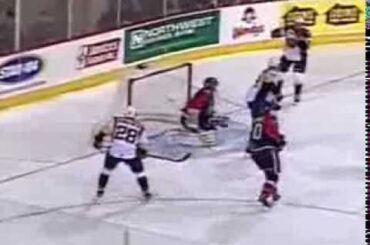10-19-13 Ottawa 67s @ Erie Otters Adam Pelech Goal