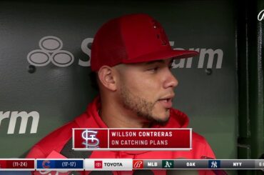 Willson Contreras on Cardinals' future plans to get him back behind the plate