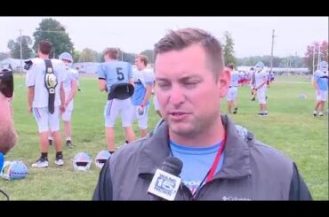 Ryan O'Shea full interview at Lakeland Lakers football practice on 9/27/23