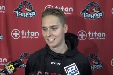 IceHogs Media Day: Kevin Lankinen - 10/22/19