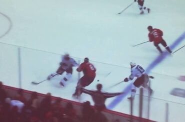 Brent Burns Checks Ovechkin