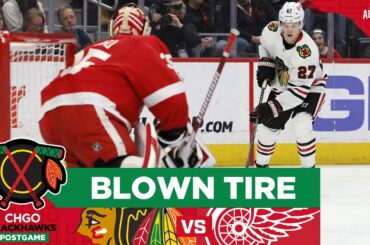Chicago Blackhawks Blow Tire in Preseason Loss in Motor City | CHGO Blackhawks Postgame