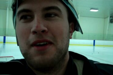 Alex Stalock interview Worcester Sharks Practice 2.16.12