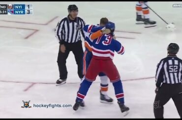 Ross Johnston vs Matthew Rempe Sep 26, 2023