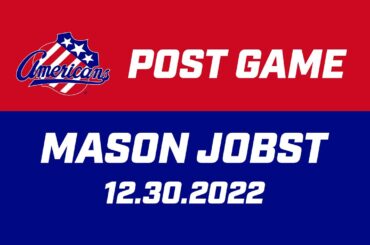 Mason Jobst Post Game | 12.30.22