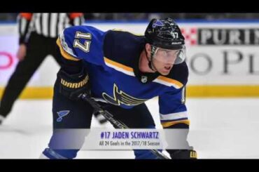 All 24 Jaden Schwartz Goals in the 2017/18 Season