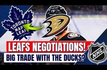 🏒🚨 MAPLE LEAFS IN NEGOTIATIONS WITH A PLAYER FROM THE ANAHEIM DUCKS? TORONTO MAPLE LEAFS NEWS