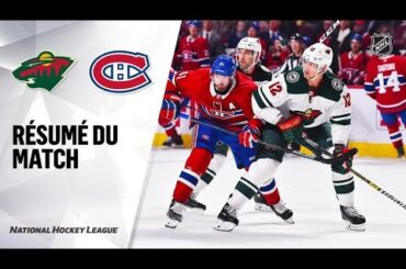 Canadiens vs Wild 2019-20 match 07