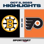 NHL Pre-Season Highlights | Bruins vs. Flyers - October 2, 2023