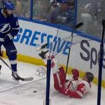 Pat Maroon Throws HUGE Hit On Gustav Lindström