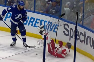 Pat Maroon Throws HUGE Hit On Gustav Lindström