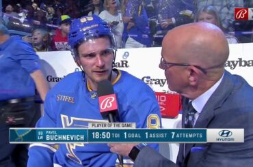 Buchnevich on Binnington: 'He should be first star'