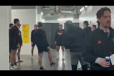 NJ Devils Timo Meier Jesper Bratt Alexander Holtz Play Pregame Soccer @ Prudential Center ALL ACCESS
