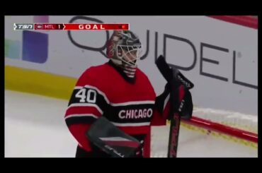 Joel Edmundson nets his first goal of the year against Blackhawks!