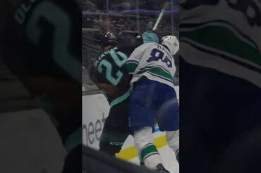 Arshdeep Bains & Dakota Joshua Lay Out Massive Hits on Gustav Olofsson & Jamie Oleksiak💥