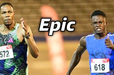 Full Race| Zharnel Hughes Defeated Ackeem Blake In Epic 100m At JAAA All Comers Meet 6 2023