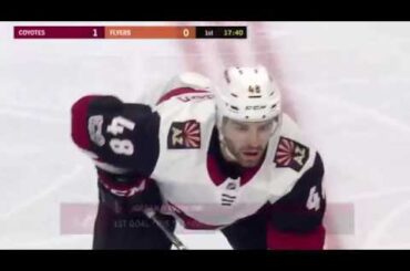 Jordan Martinook Goal vs PHI October 30, 2017