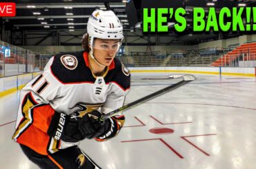 LIVE from 2023 Ducks Training Camp (Zegras' 1st Practice Back!)