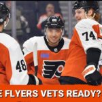 Flyers getting closer to their final roster as vets score in penultimate pre-season game.