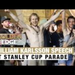 William Karlsson speech at Stanley Cup parade