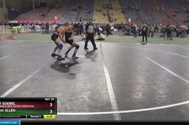 Junior 138 Nolan Allen Illinois Vs Cody Goebel Mukwonago High School Wrestling