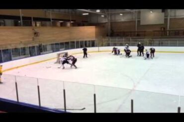 Mason Geertsen at Vancouver Giants practice