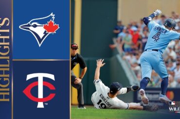 Blue Jays vs. Twins Wild Card Game 1 Highlights (10/3/23) | MLB Highlights