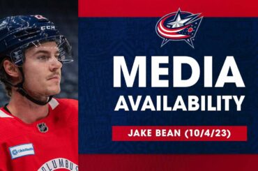 Jake Bean set to play in first Blue Jackets preseason game vs. Sabres | Media Availability (10/4/23)