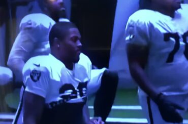 Coach Jon Gruden  #Raiders Josh Jacobs