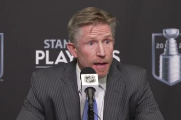 2023 #nhl  Stanley Cup Playoffs: Hakstol Says McCann Likely Unavailable "Going Forward"