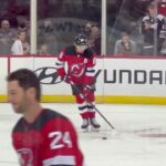 NJ Devils Jack Hughes Dazzles During Warmups 10/2 vs. New York Islanders #njdevils